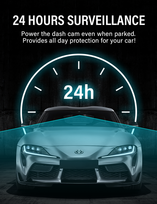 Focuway Hardwire Kit for T5, T6, D2 Duo, L7 Dash Cam