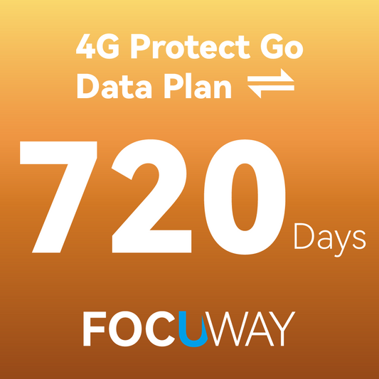 720 Days Network Services Subscriptions for FOCUWAY L7 4G Car Camera