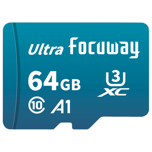 FOCUWAY 64GB High Speed SD Card, Compatible With all Focuway Dash Cams, U3 Speed Memory Card