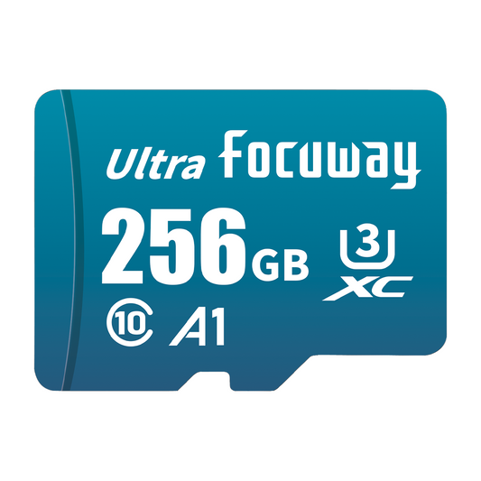 FOCUWAY 256GB High Speed SD Card, Compatible With all Focuway Dash Cams, U3 Speed Memory Card