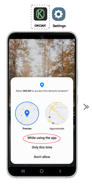 Connect Focuway D2 Duo to your phone: Okcar app using! 